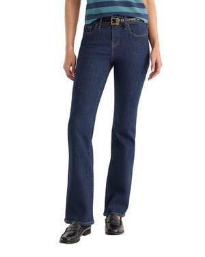 GOOD AMERICAN Good Low Rise Bootcut Jeans - Blue