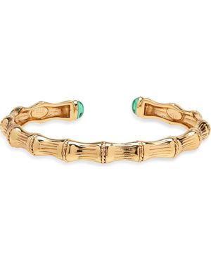 Gas Bijoux Bbambou Cuff Bangle Bracelet - Metallic