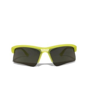 Pleasures X Akila Active Semi Rimless Rectangular Sunglasses - Green