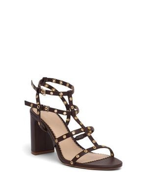 Cinq À Sept Maisie Studded Cage Sandal - Brown