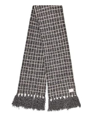 Varley Lindsey Check Bouclé Knit Scarf - Multicolor