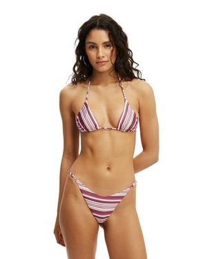Cotton On Micro String Triangle Bikini Top - Multicolor