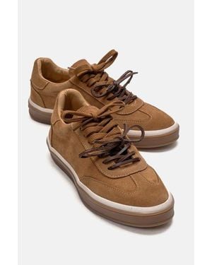 Forever & Always Shoes Melle Leather Sneaker - Brown