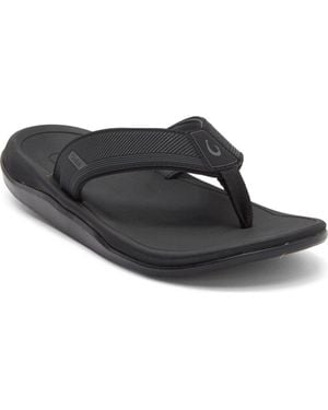 Olukai Ahi Kai Flip Flop - Black