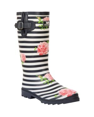 Trespass Elena Floral Galoshes - Blue