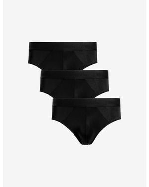 Commando Essential Modal Modern Fit Brief 3-Pack - Black