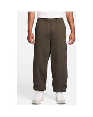 Nike Solo Swoosh Fleece Sweatpants - Gray