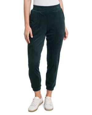1.STATE Velour Pants - Blue