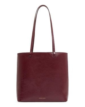 Mansur Gavriel Filo Leather Tote - Red