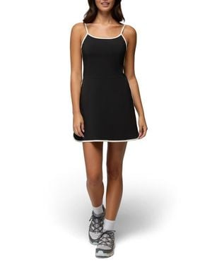 Prana Railay Scallop Minidress - Black