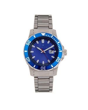 Nautis Admiralty Pro 200 Bracelet Watch W/Date - Blue