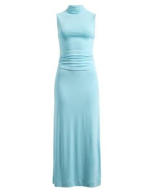 Free People Ellie Crop Top & Maxi Skirt Knit Set - Blue