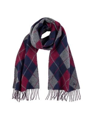 Brooks Brothers Cashmere Blend Argyle Scarf - Blue