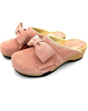 KUNSTEN Embla Bow Clog - Pink