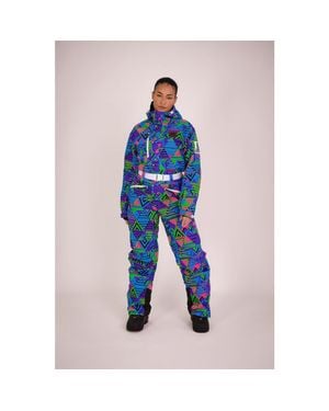 OOSC Future Shock Shaped Ski Suit - Blue