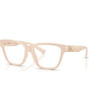 Burberry 54Mm Square Optical Glasses - White