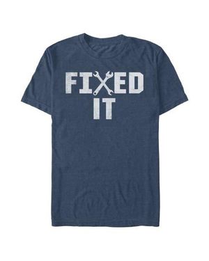 Lost Gods Fix It Wrench Graphic T-Shirt - Blue