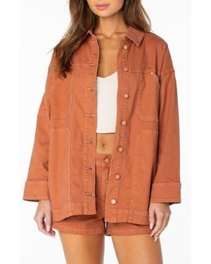Roxy Lost Treasure Cotton & Linen Jacket - Orange