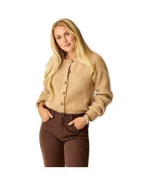 Carve Designs Daphne Wool Cardigan - Natural