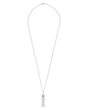Rick Owens Sister Pendant Necklace - White