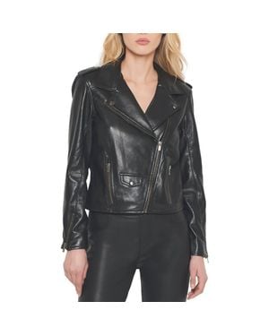 AS by DF Cult Recycled Leather Jacket - Black