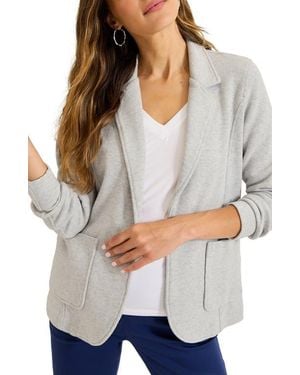 Tommy Bahama Aruba Stretch Cotton Knit Blazer - Gray