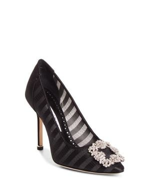Manolo Blahnik Hangisila Pump - Black