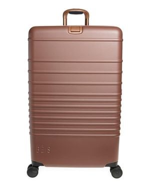 BEIS The Large Check-In Hardside Roller Suitcase - Brown