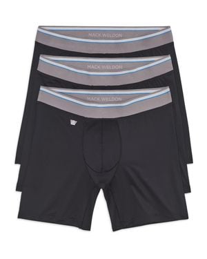 Mack Weldon 3-Pack Endurance Fx Boxer Briefs - Black