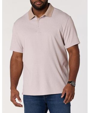 Robert Barakett Big & Tall Matias Polo Shirt - White