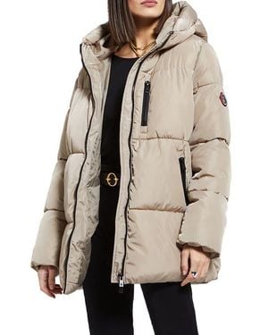 Ottod'Ame Quilted Puffer Short Jacket - Natural