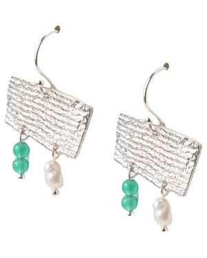 COG Vessel Earrings - Metallic