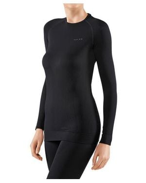 FALKE Maximum Warm Base Layer Top - Black