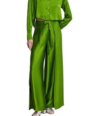 Ottod'Ame Viscose Sarong Pants - Green