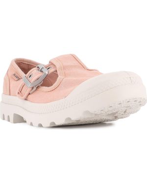 Palladium Pampa Mary Jane Flat - Pink