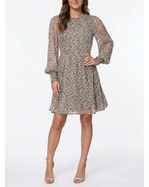 Rachel Roy Nash Cutout Chiffon Mini Dress - Multicolor