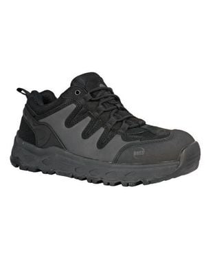 Hoss Boot Company Hoss Eric Low Composite Toe Wedge Work Shoe - Black
