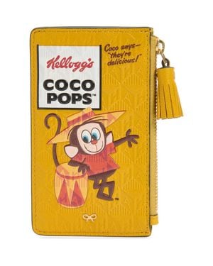 Anya Hindmarch Anya Brands Coco Pops Zip Card Case - Yellow