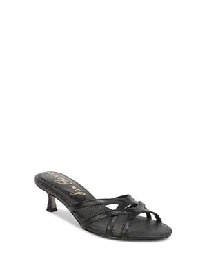 Sam Edelman Camille Kitten Heel Sandal - Black