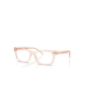 Ralph Lauren 53Mm Rectangle Optical Glasses - Pink