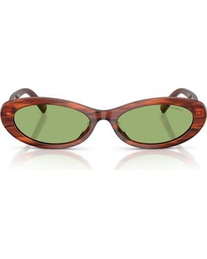 Tiffany & Co. 56Mm Oval Sunglasses - Green