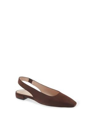 Stuart Weitzman Stassi Slingback Flat - Brown