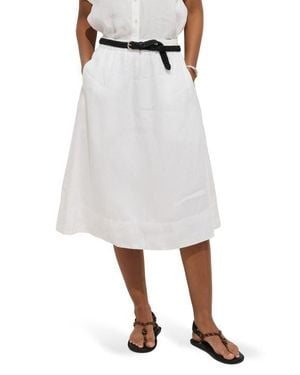 Alex Mill Maddie Linen Skirt - White