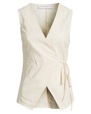 Petal & Pup Vanni Wrap Front Cotton Top - Natural