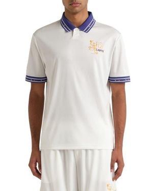 Diadora Legacy Embroidered Piqué Polo - White