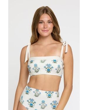 Hermoza Becca Tie Top - Blue