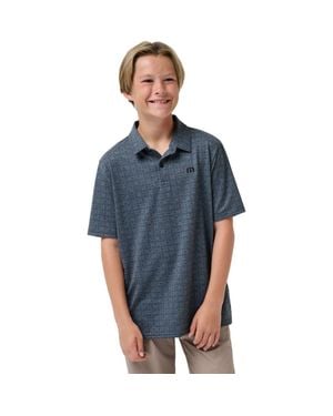 Travis Mathew Kids' Featherweight Trop Performance Polo - Blue