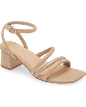 Frankie Ramsay Block Heel Sandal - Metallic