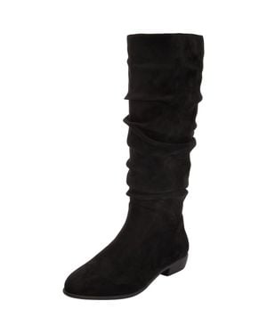 Comfortview The Shelly Wide Calf Boot - Black