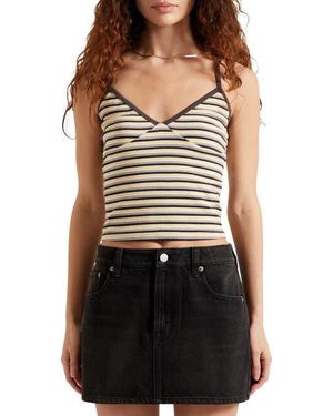 PacSun Bella Denim Miniskirt - Black